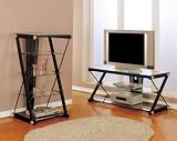 Sandy Black Entertainment Set 2 - Powell Furniture - SBLK-ENTCEN-2