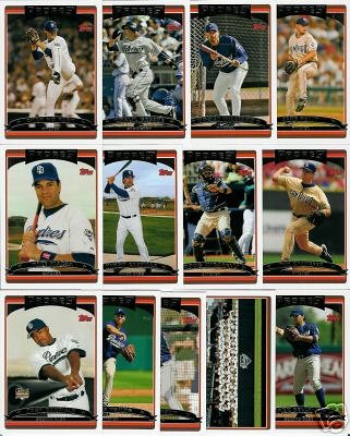 2006 Topps Series 2 SAN DIEGO PADRES baseball cards team set
