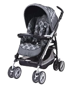 Peg-Perego 2011 Pliko P3 Compact Stroller, Pois Grey