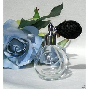 New Refillable Empty Glass Perfume Bottle with Black Mesh Spray Atomizer 2.65 Oz Ounces New Refillable Empty Glass Perfume Bottle with Black Mesh Spray Atomizer 2.65 Oz Ounces