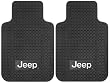Jeep Logo - 2 Pc Universal Front Floor Mats Set