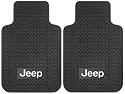 Jeep Logo - 2 Pc Universal Front Floor Mats Set