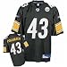 Troy Polamalu Black Pittsburgh Steelers NFL Premier Jersey