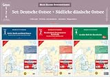 Delius Klasing Sportbootkarten: Delius Klasing-Sportbootkarten, Plano, Satz.1,2,4 : Deutsche Ostsee + Südliche dänische Ostsee, 3 Kartensätze m. 3 ... Danske Fravande i Oestersoeen: Satz 1/2/4