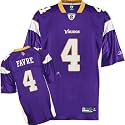 Mens Minnesota Vikings #4 Brett Favre Team Replica Jersey