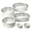 CorningWare 10-pc. Bakeware Set - French White