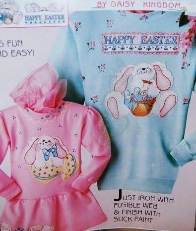 DAISY KINGDOM ~ EASTER EGG SURPRISE 6322 ~ NO -SEW APPLIQUE