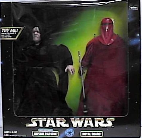 51XW772PA4L Star Wars Action Collection 12 Electronic Emperor Palptine Figure with Royal Guard Figure