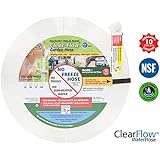 Clear Flow&reg; Water Garden Hose (75 ft) the Amazing Collapsible, Coiling Hoses - Heavy Duty and Gardening Safe! 5 8"
