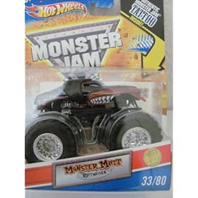  Hot Wheels Monster Jam Tattoo series #33/80 Monster Mutt Rottweiler