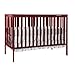 Dream On Me Synergy 5-in-1 Convertible Full-Size Baby Crib with Toddler, Day & Full Bed Conversion in Cherry, GreenGuard Gold & JPMA, 3 Mattress Heights, Sustainable Pinewood
