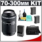 Olympus Zuiko 70-300mm f/4.0-5.6 ED Zoom Lens + Cameta Bonus Accessory Kit  ....