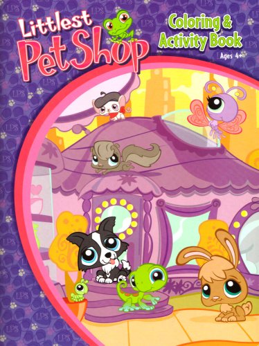 Childrens Toyshop  Toys : Littlest Pet Shop Coloring & Activity Book ~ Squirrelin' Around