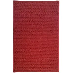 Solid Area Rug, 2'x9' RUNNER, BRICK