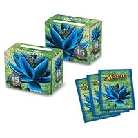 Magic 15th Anniversary Black Lotus Deck Box with 80 Matching Standard Sleeves