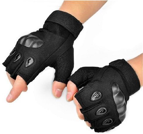 VIGOVI Men's Outdoor Gloves Full Finger Cycling Motorcycle Tactical Gloves Ventilate Wear-resistant Hard Knuckle