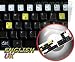 LEARNING ENGLISH UK COLORED MAC (APPLE) KEYBOARD STICKERS