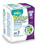 Pampers Kandoo Flushable Sensitive Wipes, 200 Count