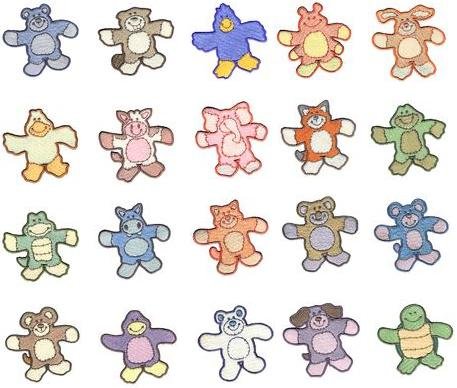 OESD Embroidery Machine Designs CD Animal Chains 1