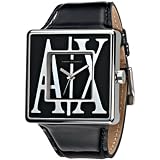 A|X Armani Exchange Watch, Women's Black Patent Leather Strap AX3004