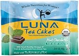 Luna Tea Cakes, Tea Infused Baked Snack, Mint Chocolate,1.41-Ounce Bars (Pack of 12)