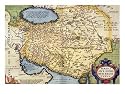 Map of Persia, from the "Theatrum Orbis Terrarum", Pub. by Abraham Ortelius Antwerp, circa 1590 Art Giclee Poster Print by Dutch School, 24x18