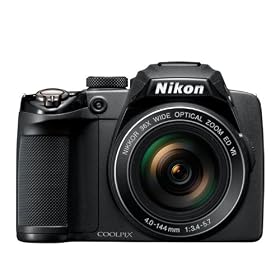 Nikon COOLPIX P500 12.1 CMOS Digital Camera with 36x NIKKOR Wide-Angle Optical Zoom Lens and Full HD 1080p Video (Black)