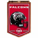NFL Atlanta Falcons 11-by-17 Wood Sign Traditional Look