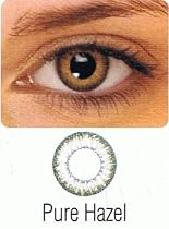 Cosmetic Non Prescription Color Contact Lenses 2 Tone - Pure Hazel