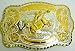 HUGE Bull Riding Rodeo Belt Buckle Western PBR