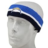 Reebok San Diego Chargers Striped Light Blue-Navy Blue Striped Headband