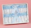 Hortense B. Hewitt Wedding Accessories Double Heart Garter Set, Blue