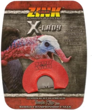 X-Lady Double Reed Turkey Call Custom Built Diaphragm ~ ZINK CALLS