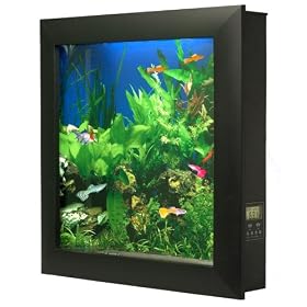 Aquavista 500 Wall Mounted Aquarium with Seaweed Background