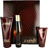 Mambo by Liz Claiborne for Men 3 Piece Set Includes: 3.4 oz Cologne Spray + 6.7 oz After Shave Balm + 2.5 oz Body Moisturizer