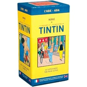 Les Aventures de Tintin (Coffret bilingue - Asie) : Le lotus bleu / Les Aventures de Tintin au Tibet / Vol 714 pour Sydney [VHS]