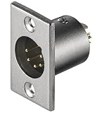 Mikrofon Einbaustecker, 5 polig, vergoldete Kontakte XLR 186 5 G5 POL. 51XWT2PmY6L. SL160 Mikrofon Einbaustecker, 5 polig, vergoldete Kontakte XLR 186 5 G5 POL.