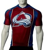 NHL Colorado Avalanche Women's Cycling Jersey, Red, Medium