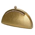 New Gold Sparkly Diamante Evening bag Clutch Purse Wedding
