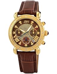 JBW Womens JB-6210L-O "Victory" Leather Diamond Chronograph Watch