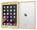 roocase iPad Air 2 Case - [Glacier TOUGH] iPad Air 2 2014 Hybrid Scratch Resistant Clear PC / TPU Armor Full Body Protection Case Cover with Built-in Screen Protector for Apple iPad Air 2 (2014) 6th Generation, Champagne Gold