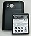 HTC Thunderbolt 4G LTE 3500mah Extended Battery + Cover