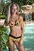 Women's Swimsuit Separate by Blue Sky Swimwear Blk Tiger V-Front Bottom: Bathing Suit Bottom Only