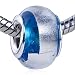 Pandora Style Bead Silver Foil Ring Translucent Summer Fashion Jewelry Fits Pandora Bracelet