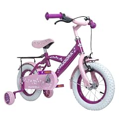 Hudora 10215 - Kinderfahrrad RS-4, Luftreifen 30,5 cm (12 Zoll) mit St�tzr�dern, pink / rosa
