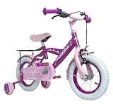 Hudora 10215 - Kinderfahrrad RS-4, Luftreifen 30,5 cm (12 Zoll) mit St�tzr�dern, pink / rosa
