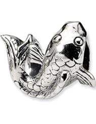 Reflections Beads Silver Koi Fish Animal Bead