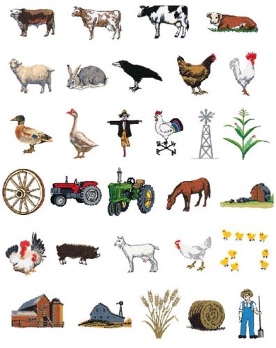 Brother 42 Farm Embroidery Card