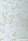 輸入壁紙 イギリス製 品番:AT10107 サイズ:52cm×10m 柄リピート：76cm カラー:シルバー