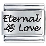 Eternal Love Hearts Italian Charms Bracelet Link